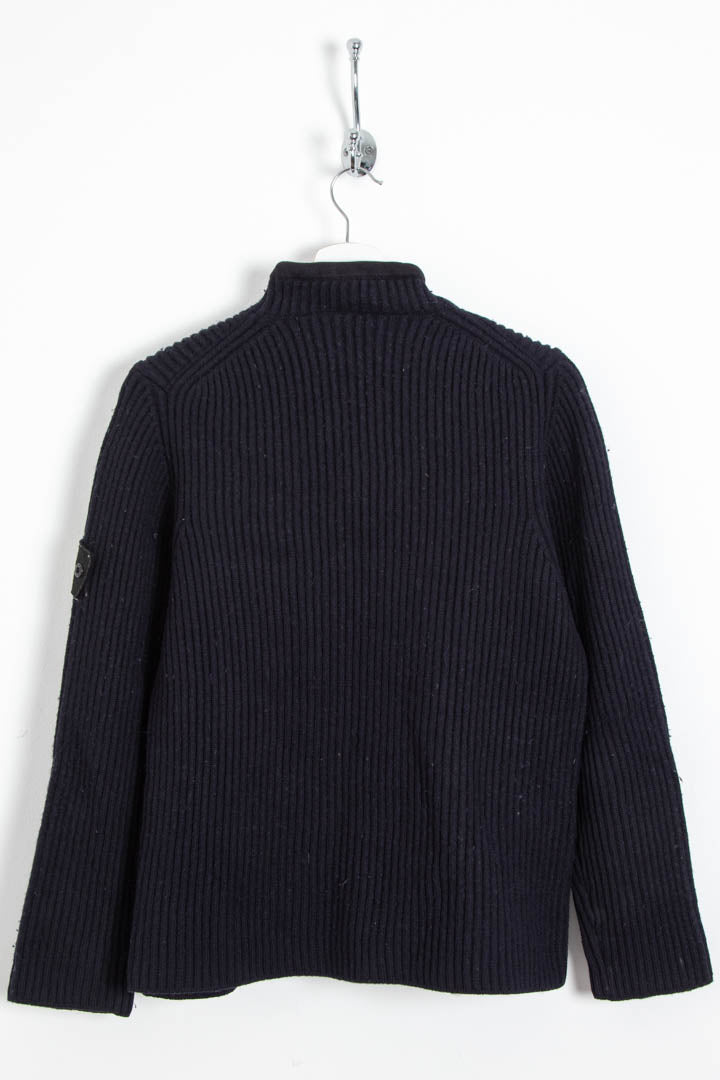 2006 Women's Stone Island Ribbed Wool Knitted Jumper (L)