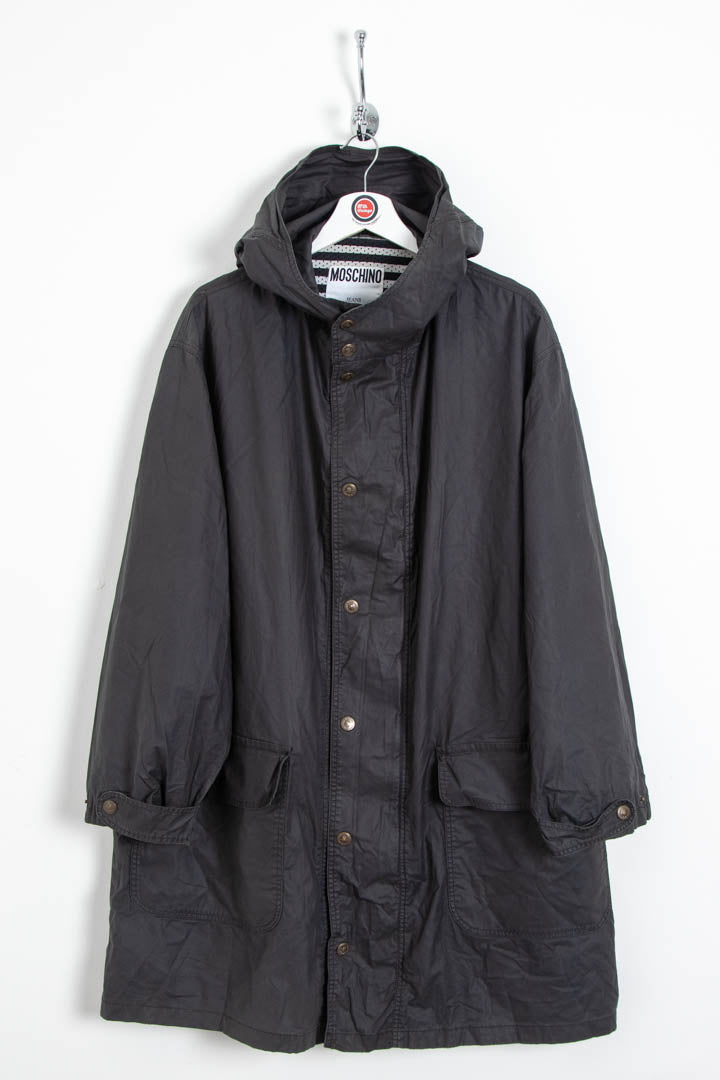 Women's Moschino Hooded Parka Jacket (XXL)