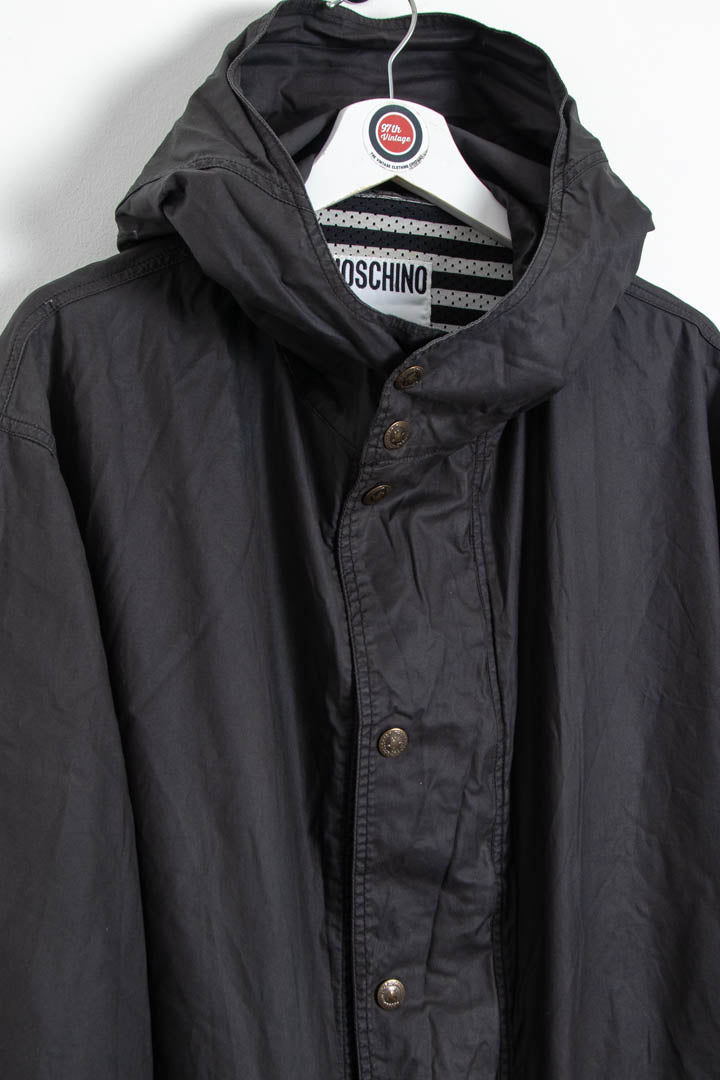 Women's Moschino Hooded Parka Jacket (XXL)