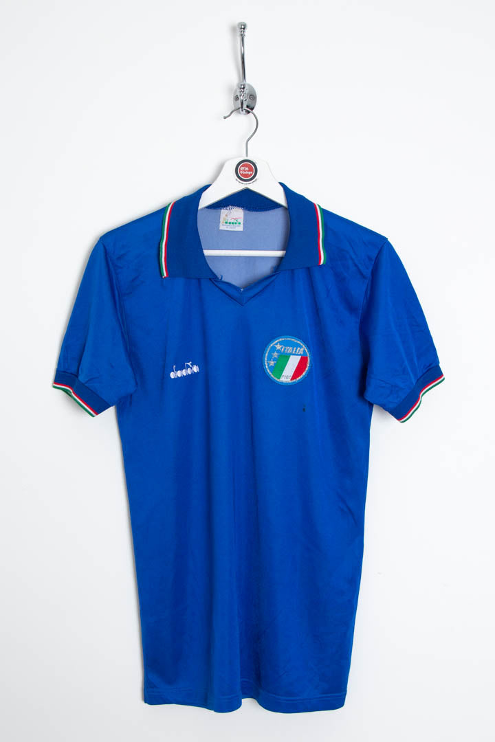 1986-91 Italy #11 Diadora Home Football Shirt (S)