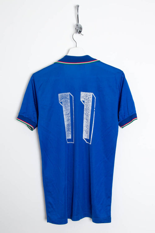 1986-91 Italy #11 Diadora Home Football Shirt (S)