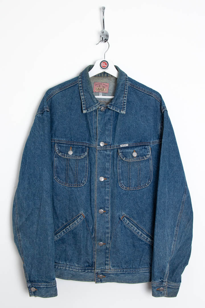 Women's Rifle Denim Trucker Jacket (XL)