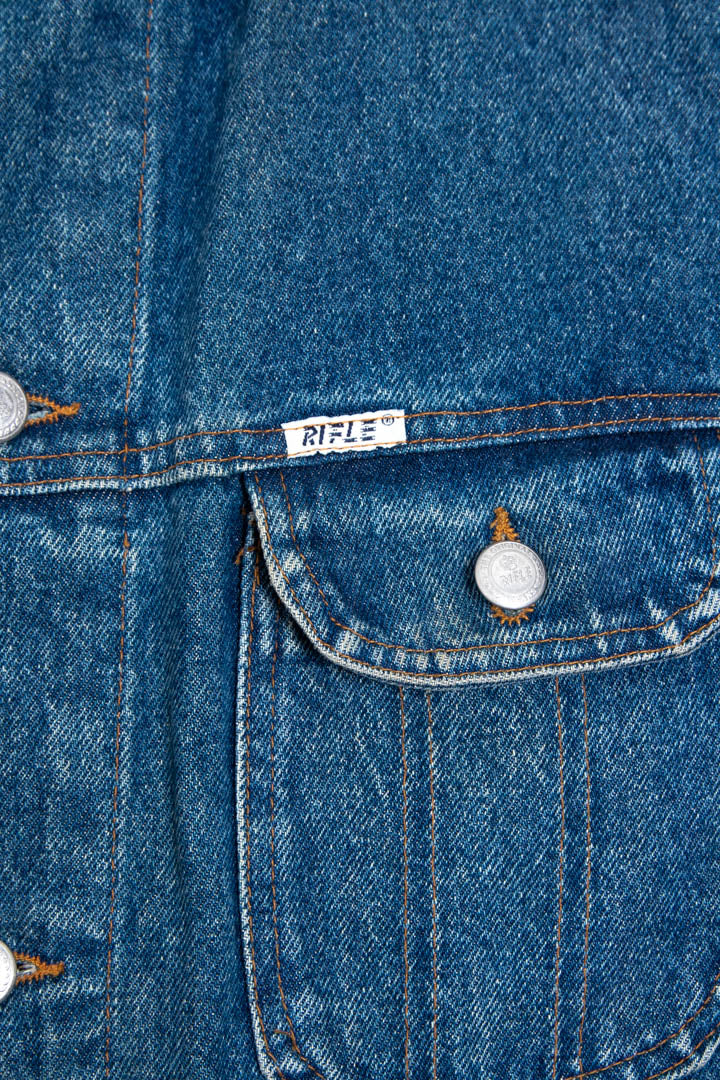 Women's Rifle Denim Trucker Jacket (XL)
