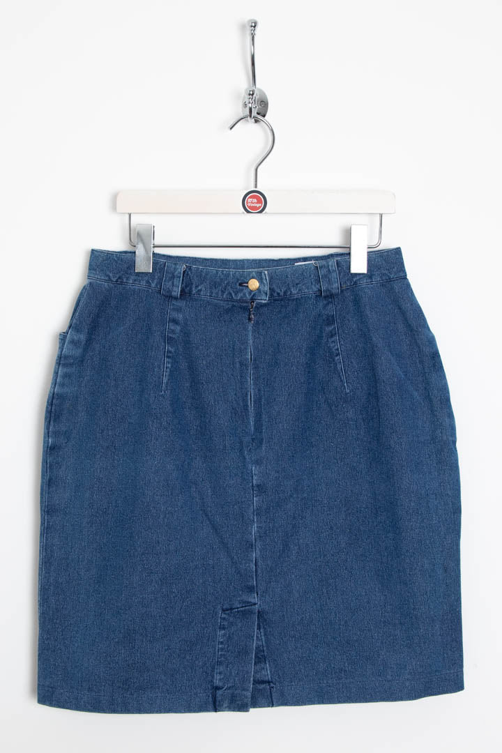 Women's Burberry Denim Skirt (L)
