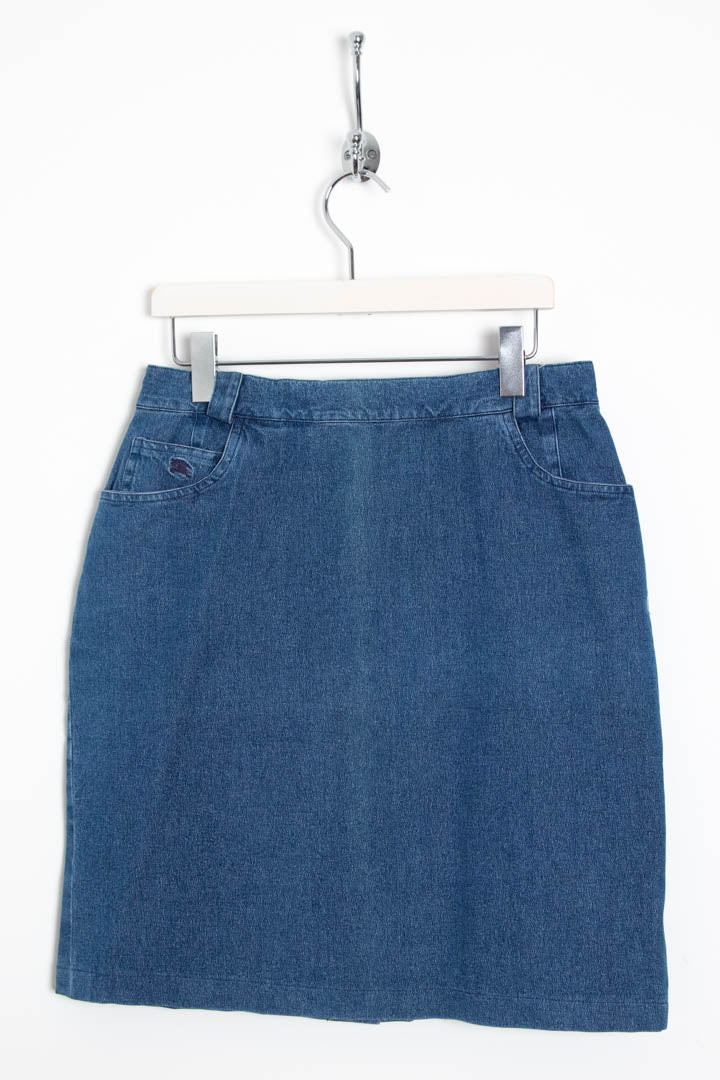 Women's Burberry Denim Skirt (L)